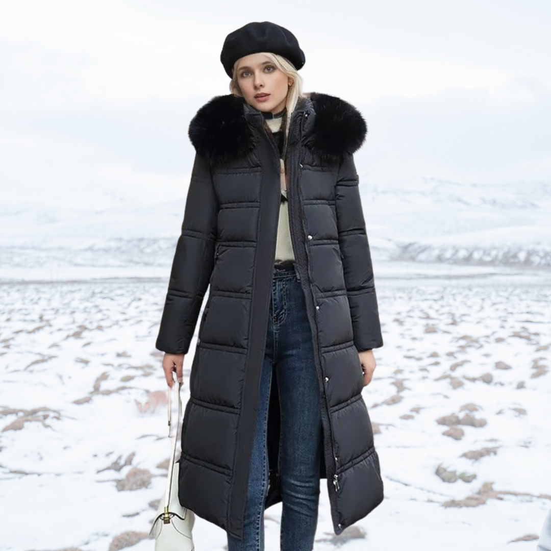 RENÉE™ | MANTEAU D'HIVER AVEC CAPUCHE EN FOURROURE