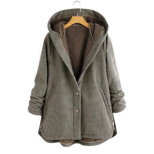 DARCY™ | MANTEAU PELUCHE À CAPUCHE