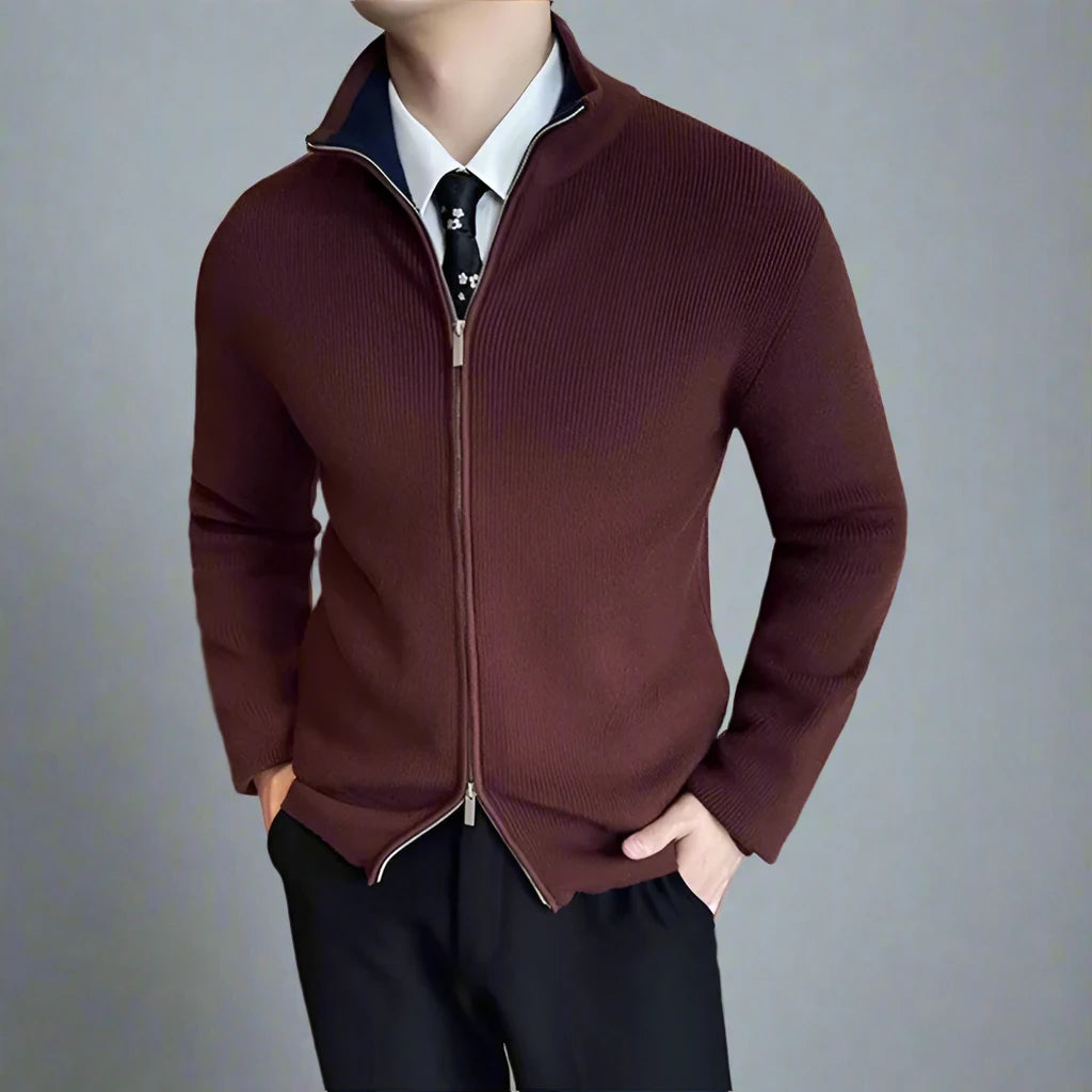 THE SILVIO FULL-ZIP SWEATER