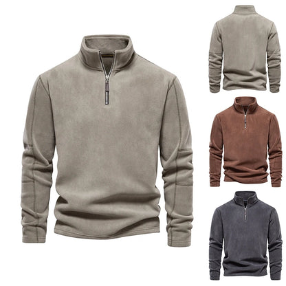 THE DONATO HALF-ZIP SWEATER