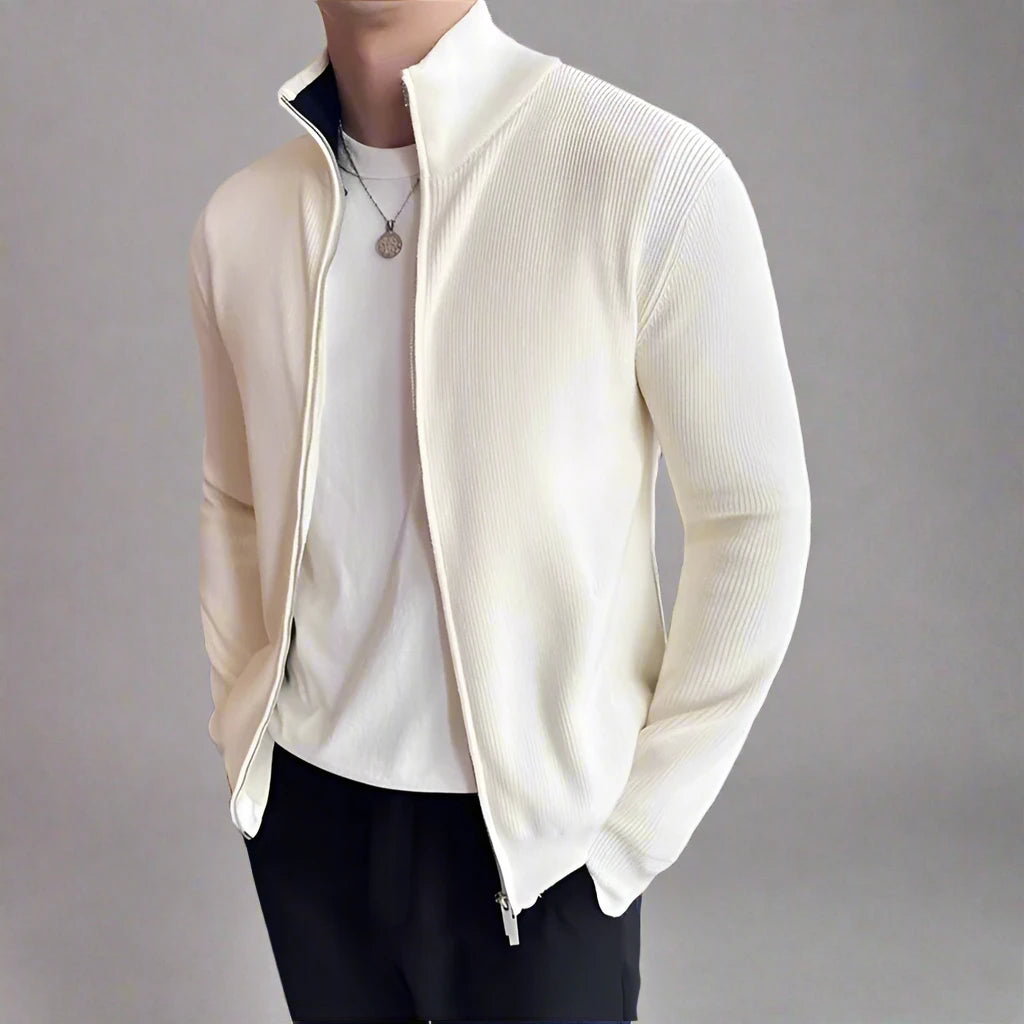 THE SILVIO FULL-ZIP SWEATER