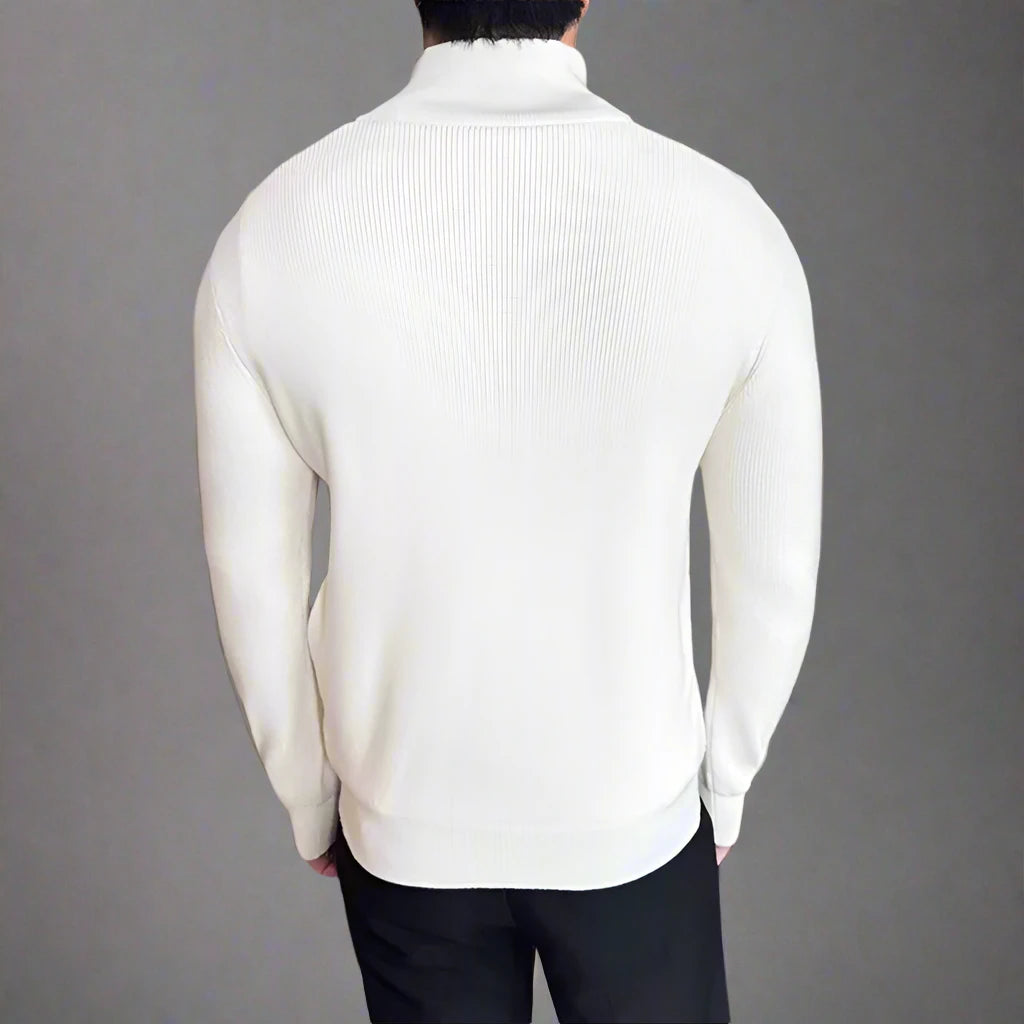 THE SILVIO FULL-ZIP SWEATER